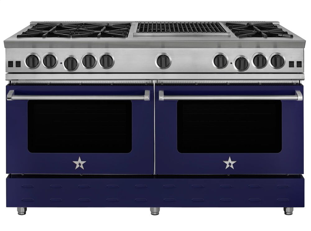 Bluestar RNB606CBV2 60" Rnb Series Range With 24" Charbroiler