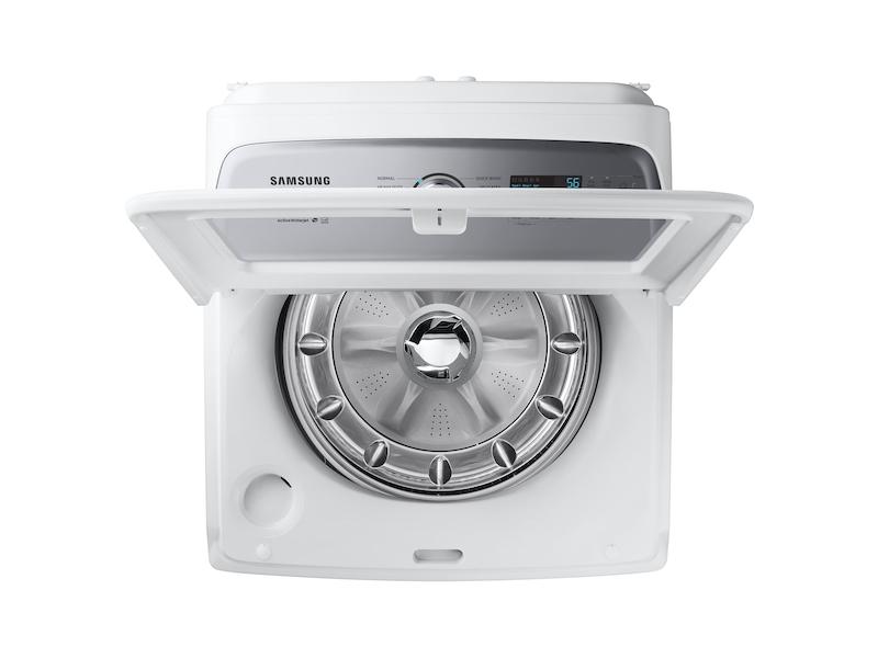 Samsung WA49B5205AW 4.9 Cu. Ft. Capacity Top Load Washer With Activewave™  Agitator And Active Waterjet In White