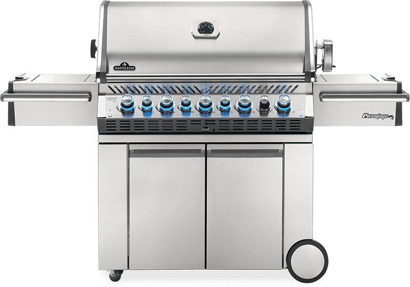 Napoleon Bbq PRO665RSIBNSS3 Prestige Pro 665 Rsib With Infrared Side And Rear Burners , Stainless Steel , Natural Gas