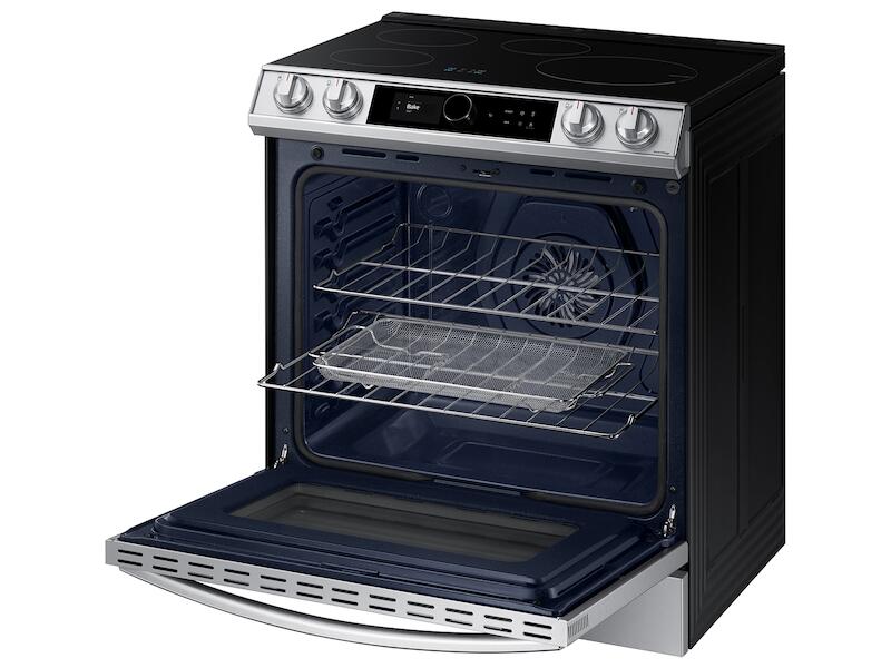 Samsung NE63T8911SS 6.3 Cu. Ft. Smart Slide-In Induction Range With Smart Dial & Air Fry In Stainless Steel