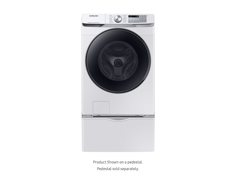 Samsung 5.0 Cu. Ft. High-Efficiency Stackable Smart Front Load Washer with  Steam Black Stainless Steel WF50R8500AV - Best Buy