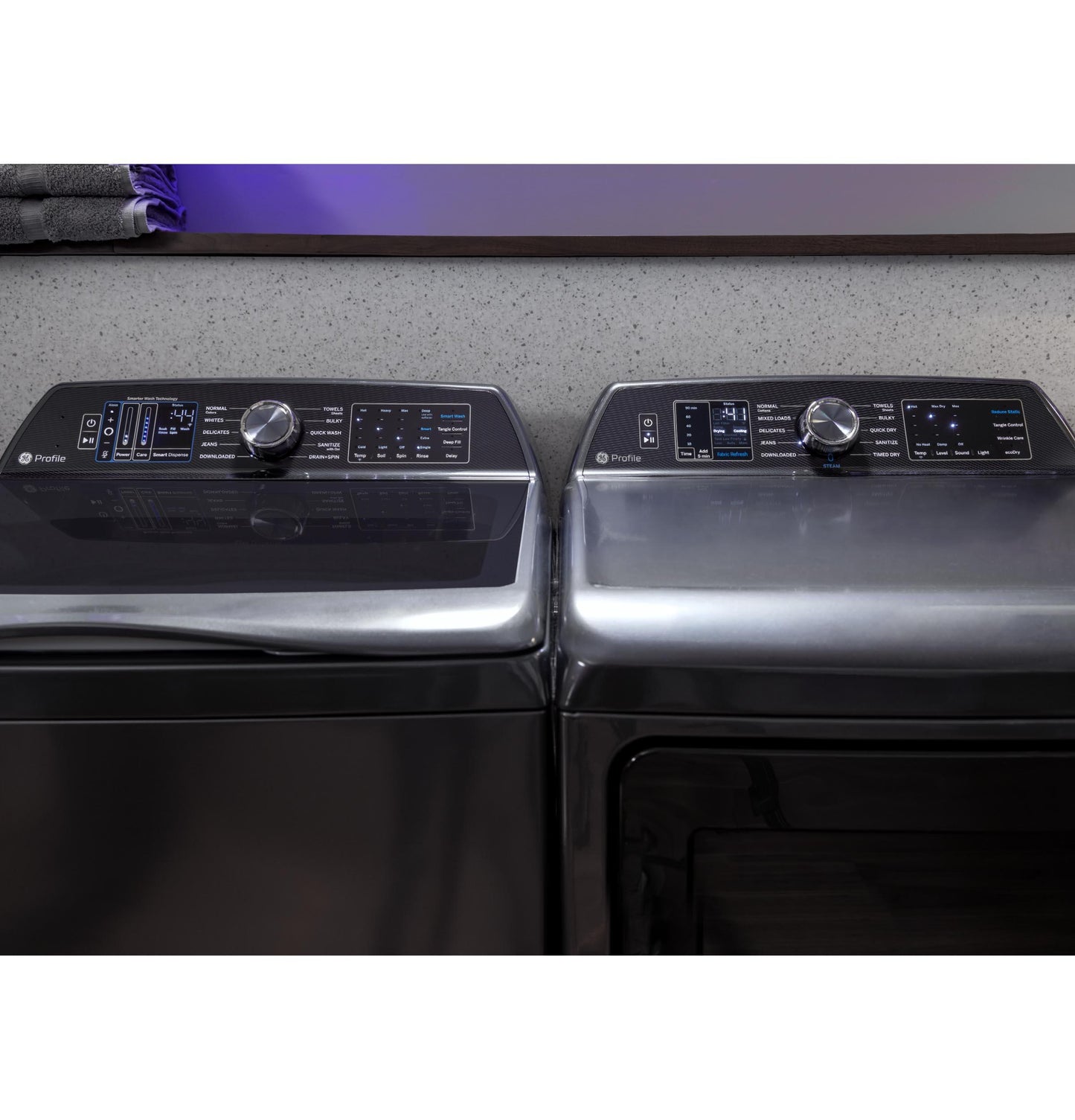 Ge Appliances PTW900BPTDG Ge Profile&#8482; 5.4 Cu. Ft. Capacity Washer With Smarter Wash Technology And Flexdispense&#8482;