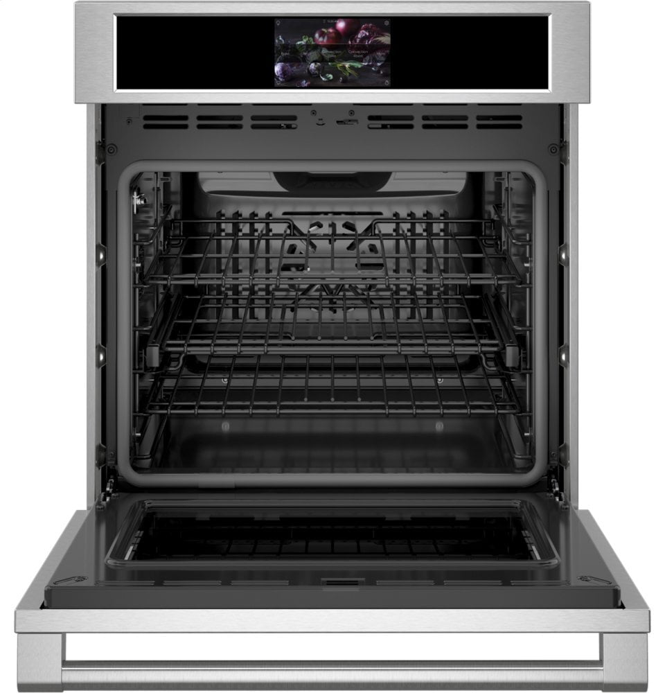 Monogram ZKS90DPSNSS Monogram 27" Smart Electric Convection Single Wall Oven Statement Collection