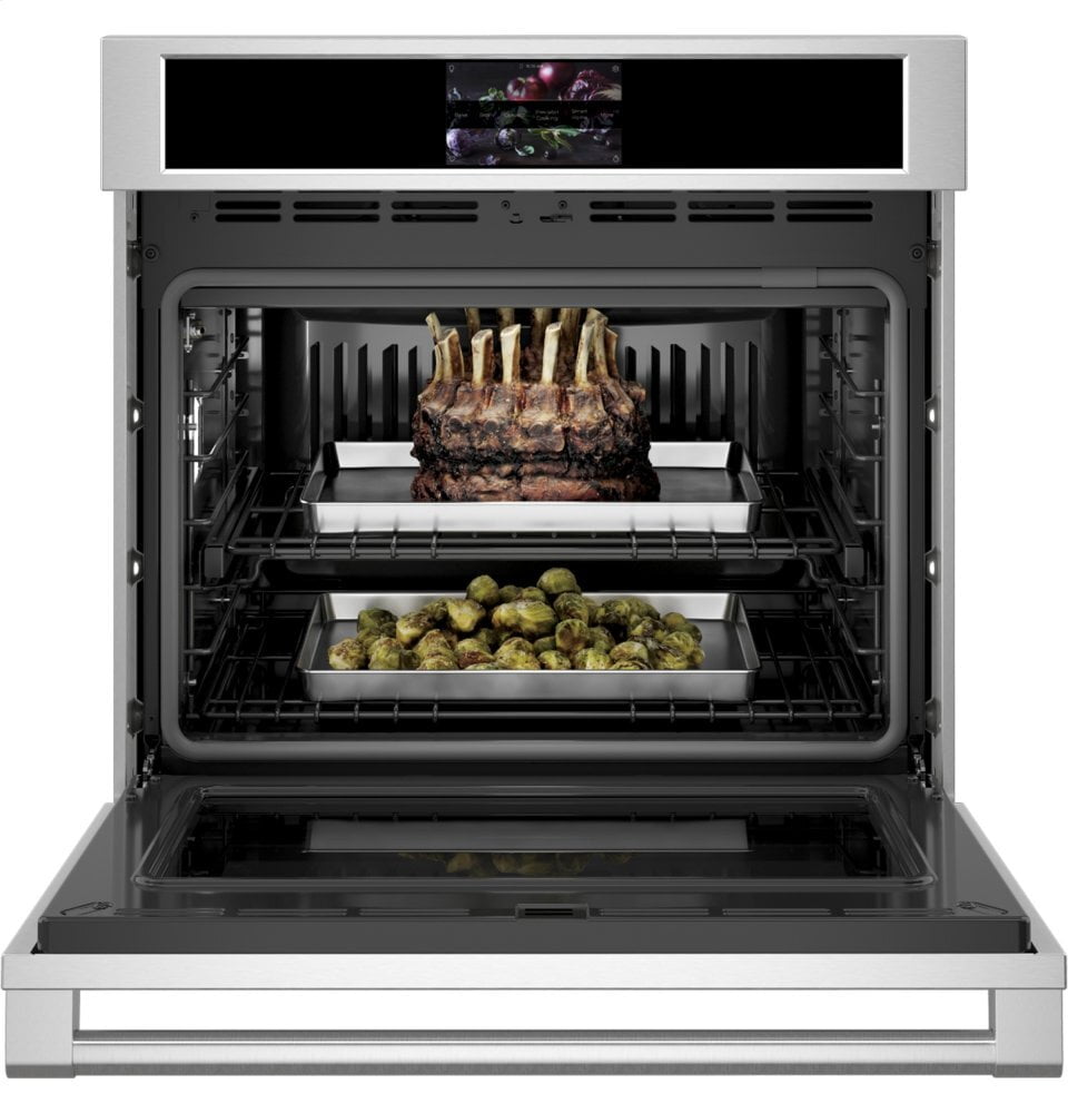 Monogram ZTS90DPSNSS Monogram 30" Smart Electric Convection Single Wall Oven Statement Collection