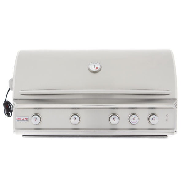 Blaze Grills BLZ4PROLP Blaze Professional 44-Inch 4 Burner Built-In Gas Grill With Rear Infrared Burner - Liquid Propane