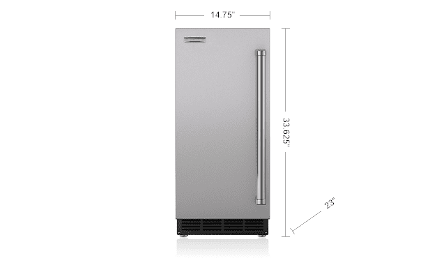 Sub-Zero UC15IP 15" Ice Maker With Pump - Panel Ready