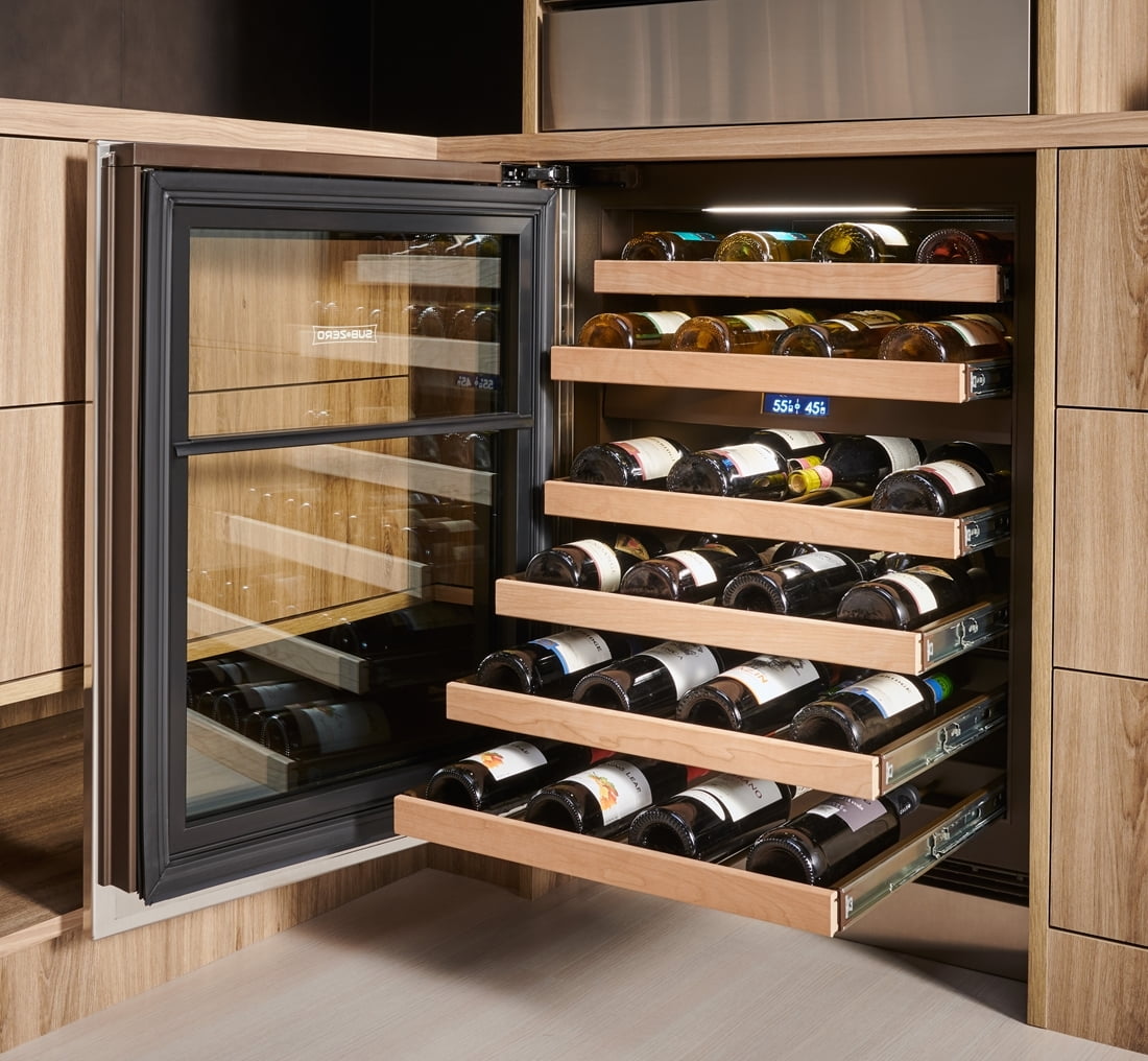 15 Designer Undercounter Wine Storage - Panel Ready