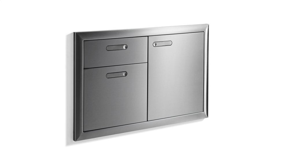 Lynx LSA364 36" Storage Door & Double Drawer Combination