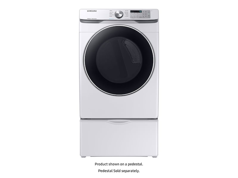 Samsung DVG45T6200W 7.5 Cu. Ft. Gas Dryer With Steam Sanitize+ In White