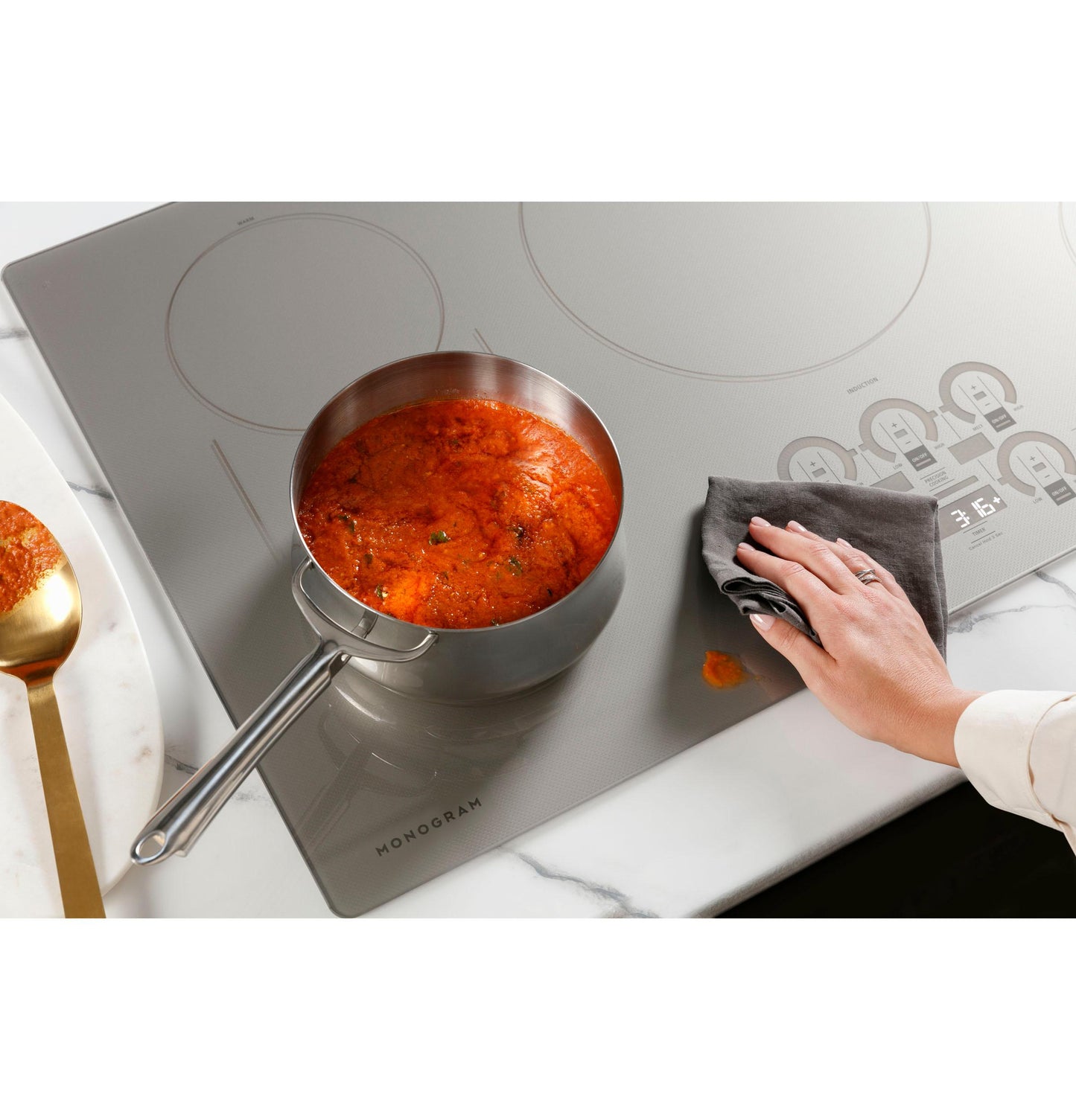 Monogram ZHU30RDTBB Monogram 30" Induction Cooktop