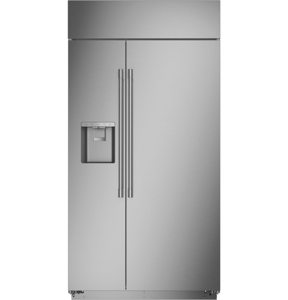 Monogram ZISS420DNSS Monogram 42" Smart Built-In Side-By-Side Refrigerator With Dispenser