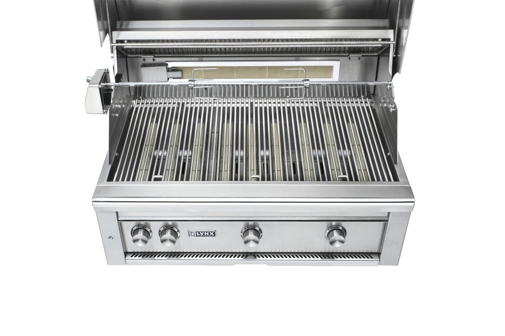 Lynx LF36ATRLP 36" Built In All Trident Grill W/ Flametrak And Rotisserie Lp