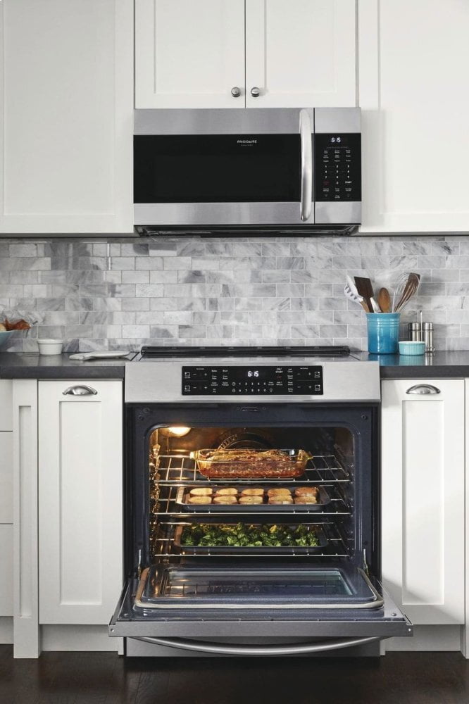 Frigidaire Gallery 30 Front Control Induction Range with Total Convection - Stainless Steel