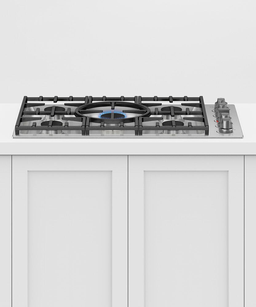 Fisher & Paykel CDV3365HL Gas Cooktop, 36", Lpg