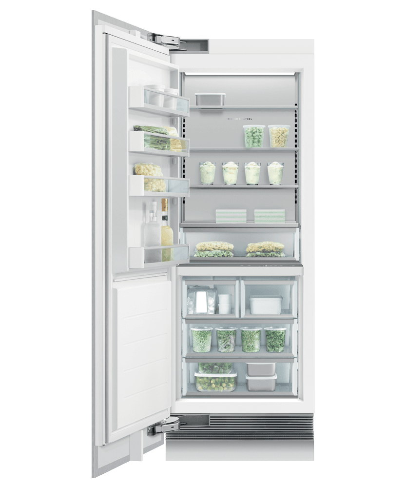 Fisher & Paykel RS3084FLJ1 Integrated Column Freezer, 30", Ice