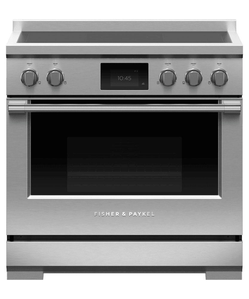 Fisher & Paykel RIV3365 Induction Range, 36", 5 Zones With Smartzone, Self-Cleaning