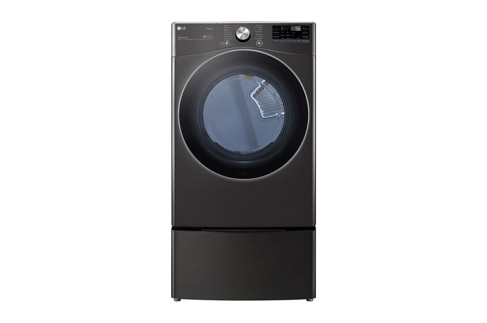 Lg DLEX4200B 7.4 Cu. Ft. Ultra Large Capacity Smart Wi-Fi Enabled Front Load Electric Dryer With Turbosteam&#8482; And Built-In Intelligence