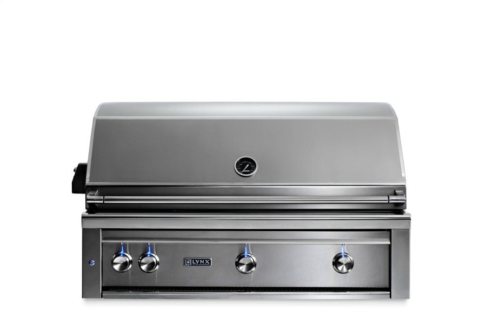 Lynx L42R3LP 42" Lynx Professional Built In Grill With 3 Ceramic Burners And Rotisserie, Lp