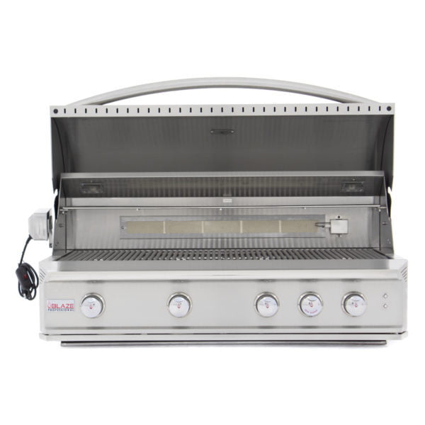 Blaze Grills BLZ4PROLP Blaze Professional 44-Inch 4 Burner Built-In Gas Grill With Rear Infrared Burner - Liquid Propane