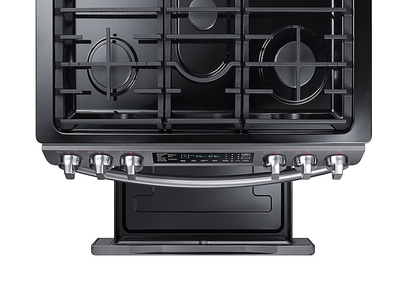 5.8 cu. ft. Slide-In Gas Range with True Convection in Stainless Steel Range  - NX58H9500WS/AA