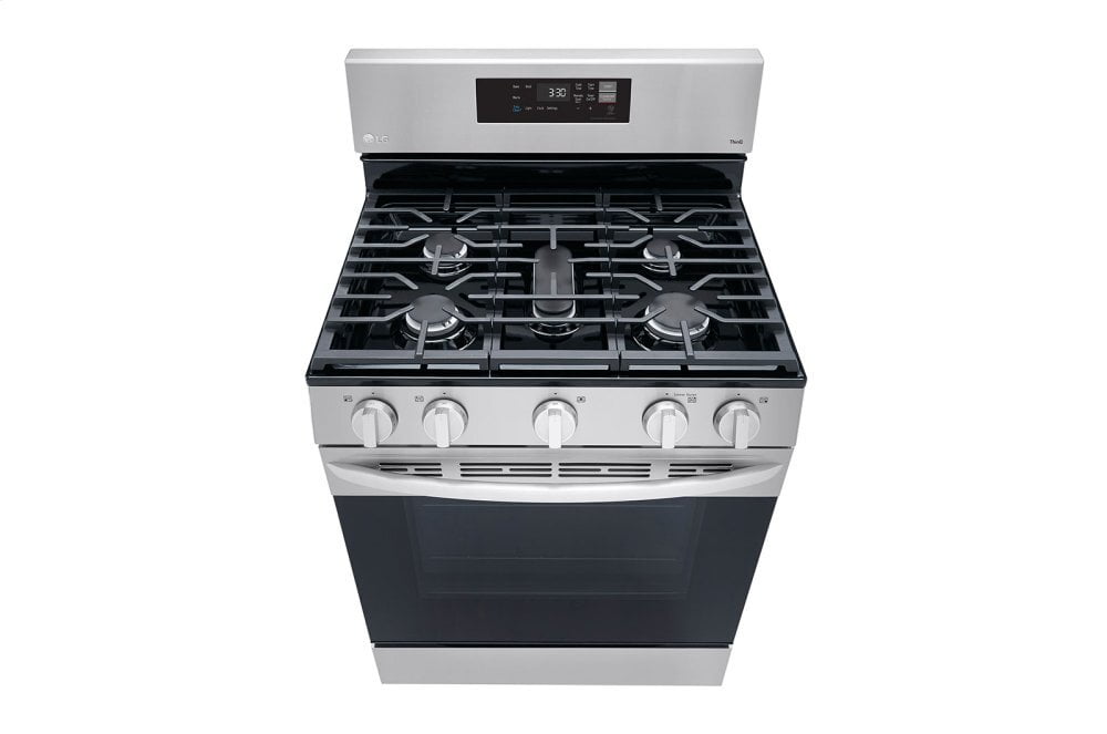 Lg LRGL5821S 5.8 Cu Ft. Smart Wi-Fi Enabled Gas Range With Easyclean®