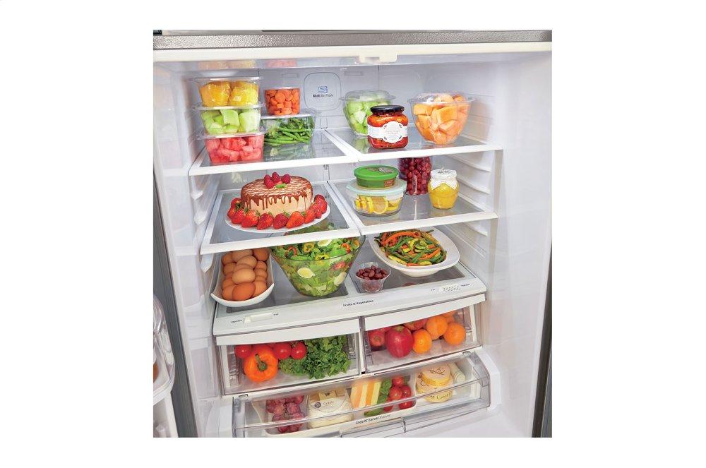 Lg LFDS22520S 22 Cu. Ft. French Door Refrigerator