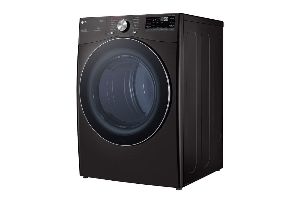 Lg DLEX4200B 7.4 Cu. Ft. Ultra Large Capacity Smart Wi-Fi Enabled Front Load Electric Dryer With Turbosteam&#8482; And Built-In Intelligence