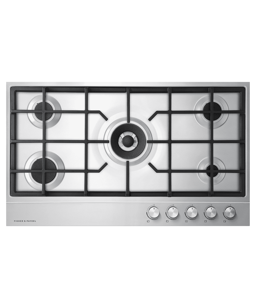 Fisher & Paykel CG365DLPX1N Gas On Steel Cooktop, 36", Lpg