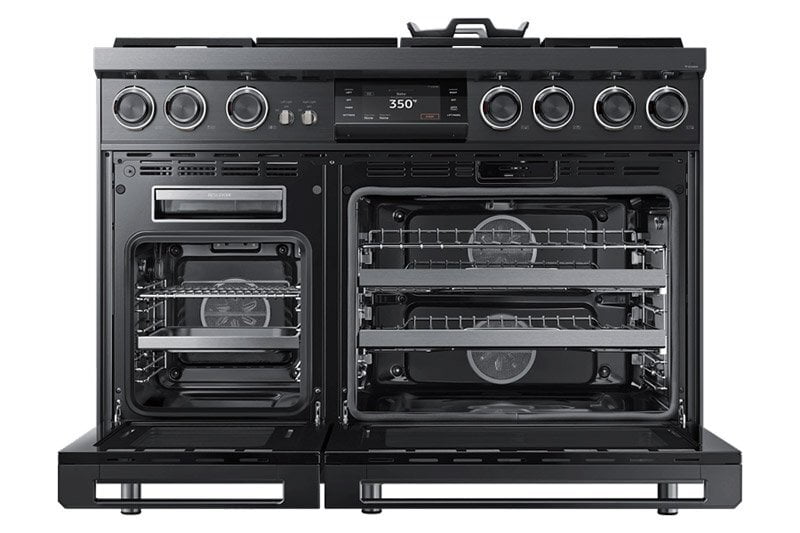 Dacor DOP48M96DPS 48" Pro Dual-Fuel Steam Range, Silver Stainless Steel, Liquid Propane