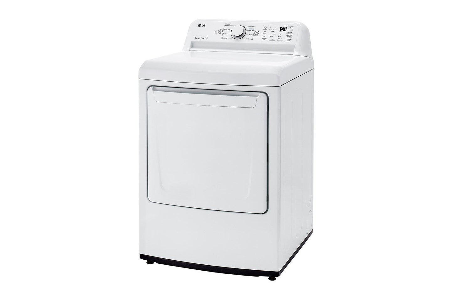 Lg DLE7000W 7.3 Cu. Ft. Ultra Large Capacity Top Load Electric Dryer With Sensor Dry Technology