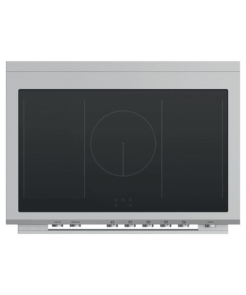 Fisher & Paykel OR36SDI6X1 Induction Range, 36", 5 Zones With Smartzone, Self-Cleaning