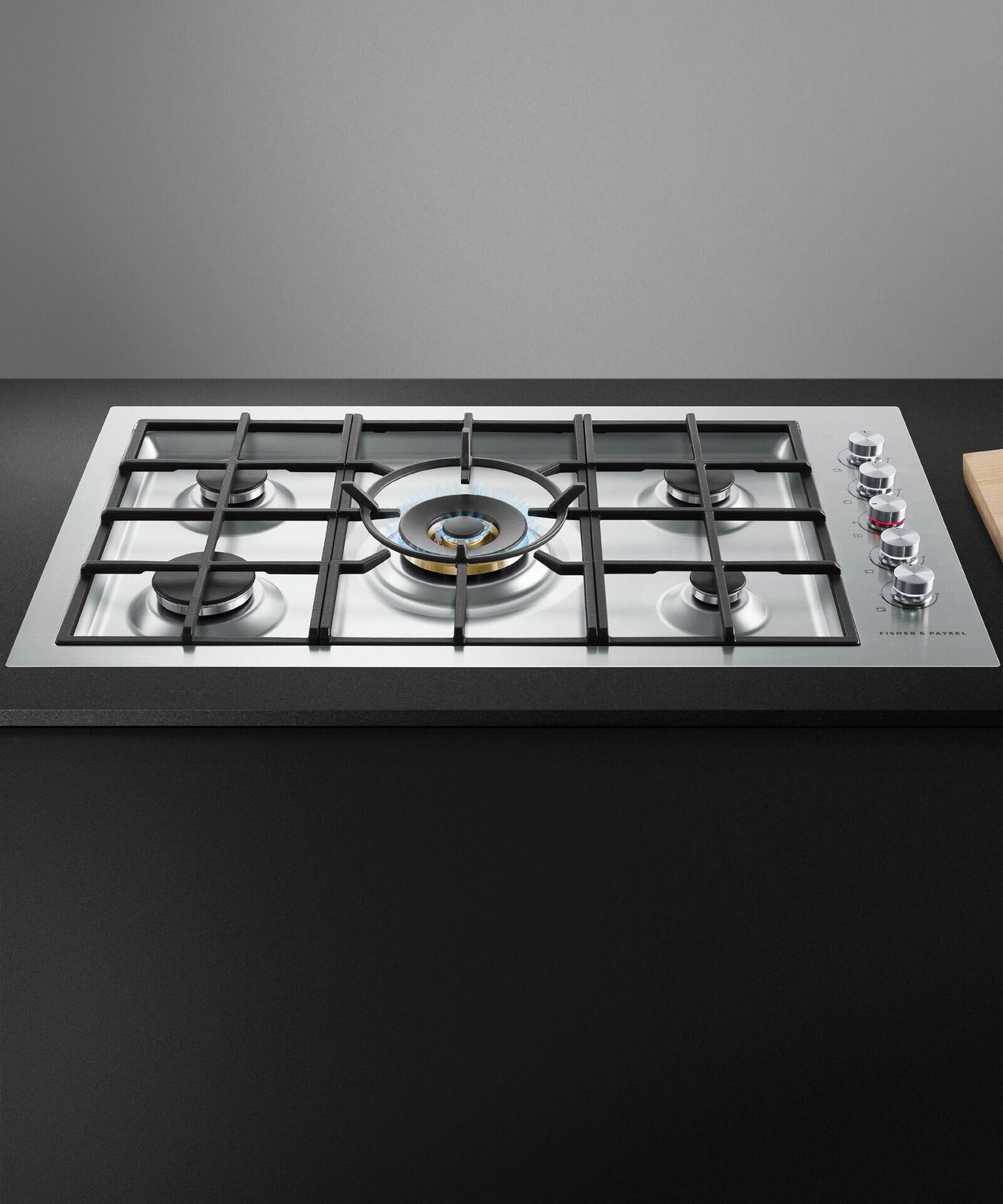 Fisher & Paykel CG365DLPRX2N Gas On Steel Cooktop, 36", Flush Fit, Lpg