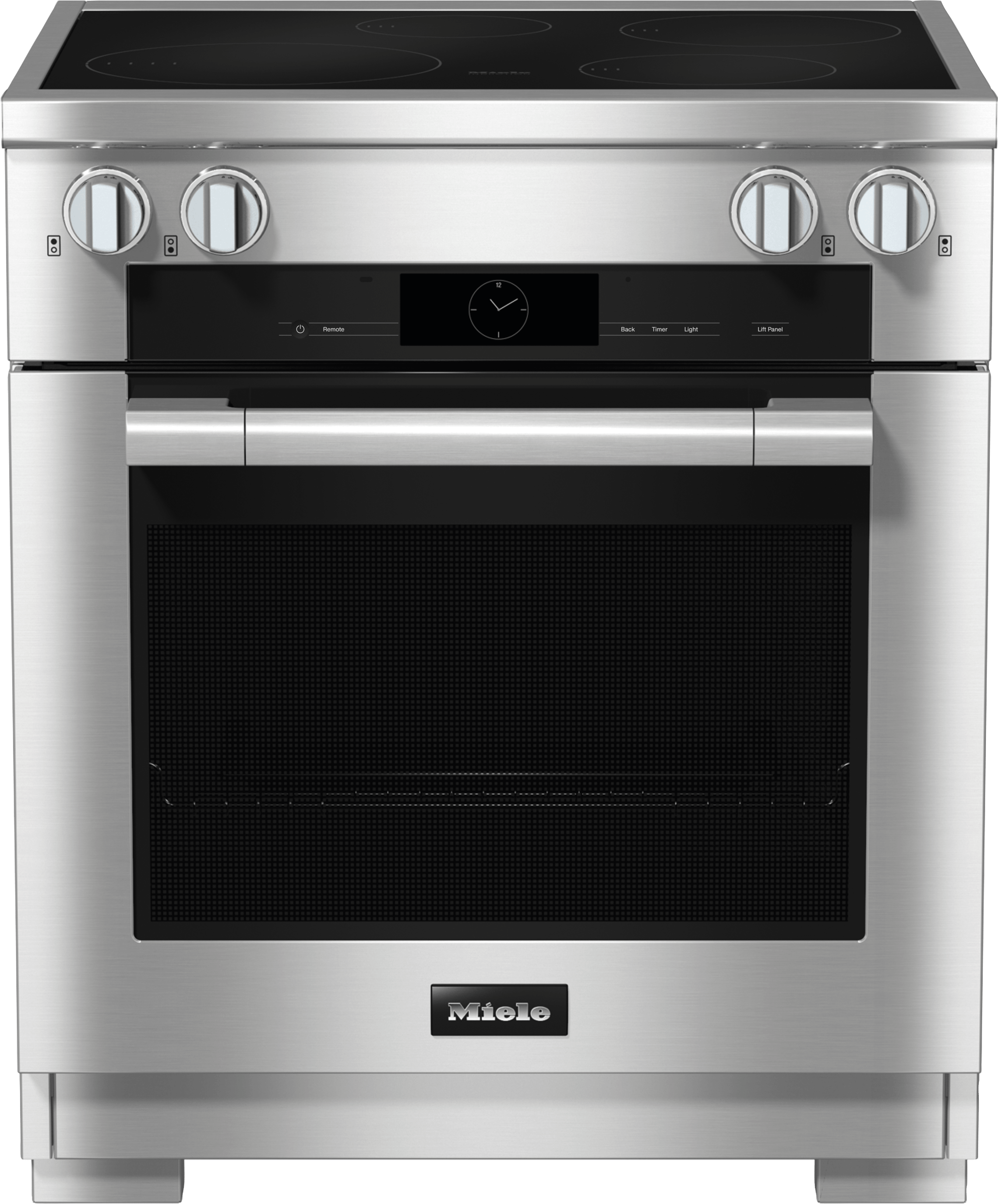 Miele HR16223ICLEANTOUCHSTEEL Hr 1622-3 I - 30 Inch Range Fully Electric Model With Induction Cooktop And M Touch.