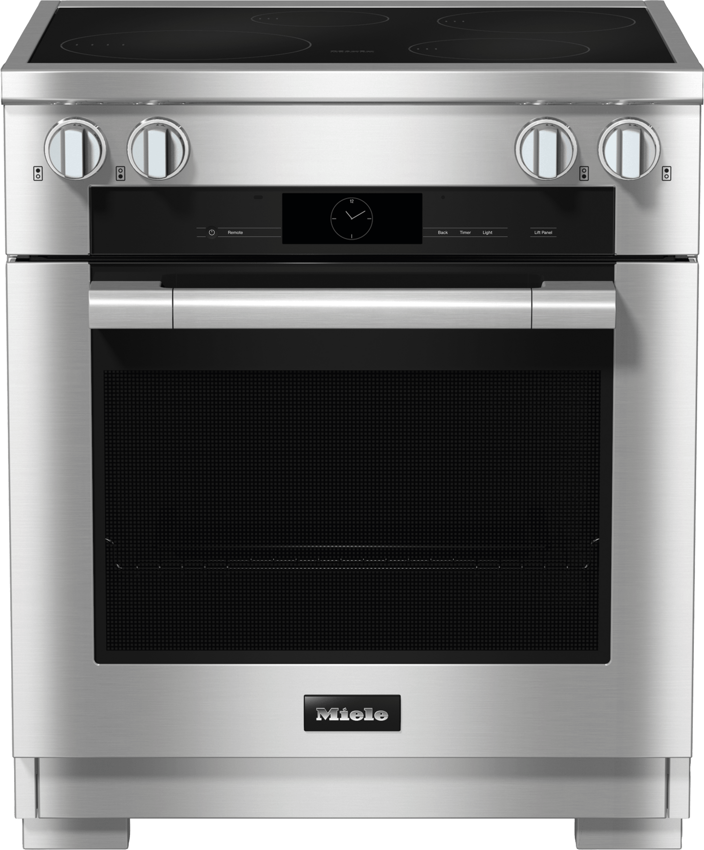 Miele HR16223ICLEANTOUCHSTEEL Hr 1622-3 I - 30 Inch Range Fully Electric Model With Induction Cooktop And M Touch.