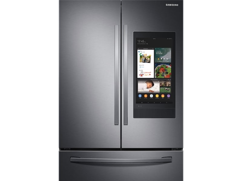 Samsung RF28T5F01SG 28 Cu. Ft. 3-Door French Door Refrigerator With Family Hub&#8482; In Black Stainless Steel