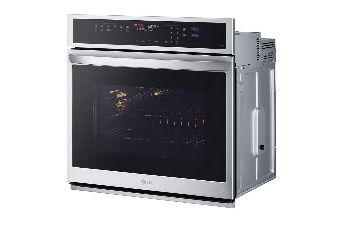 Lg WSEP4727F 4.7 Cu. Ft. Smart Wall Oven With Instaview®, True Convection, Air Fry, And Steam Sous Vide