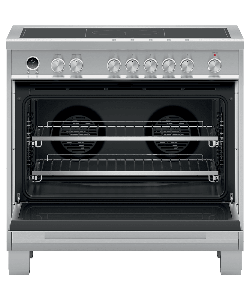 Fisher & Paykel OR36SDI6X1 Induction Range, 36", 5 Zones With Smartzone, Self-Cleaning