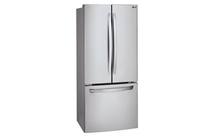 GE 19 in. 3.1 cu. ft. Mini Fridge with Freezer Compartment - Clean Steel