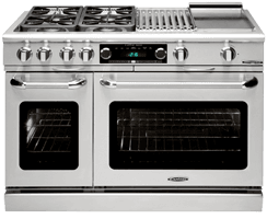 Capital CSB606GG Connoisseurian 60" Dual Fuel Self Clean Range