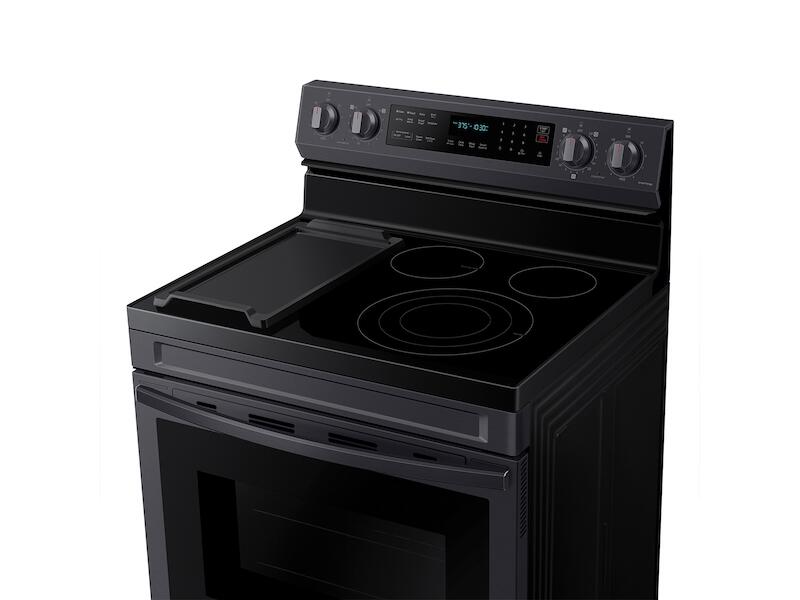 Samsung NE63A6711SG 6.3 Cu. Ft. Smart Freestanding Electric Range With No-Preheat Air Fry, Convection+ & Griddle In Black Stainless Steel