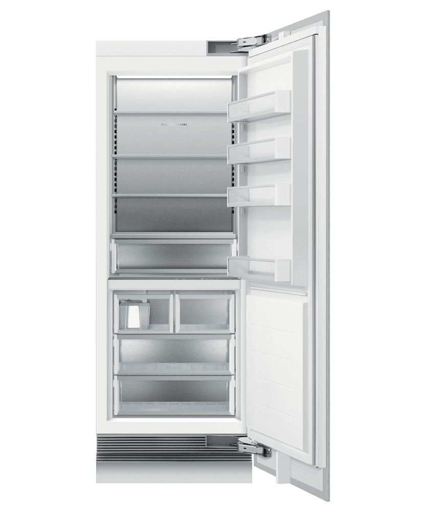 Fisher & Paykel RS3084FRJK1 Integrated Column Freezer, 30", Ice