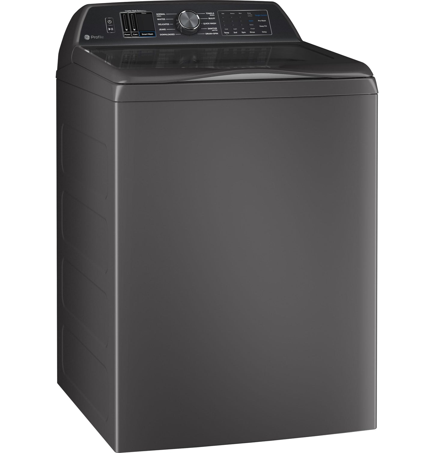 Ge Appliances PTW705BPTDG Ge Profile&#8482; 5.3 Cu. Ft. Capacity Washer With Smarter Wash Technology And Flexdispense&#8482;