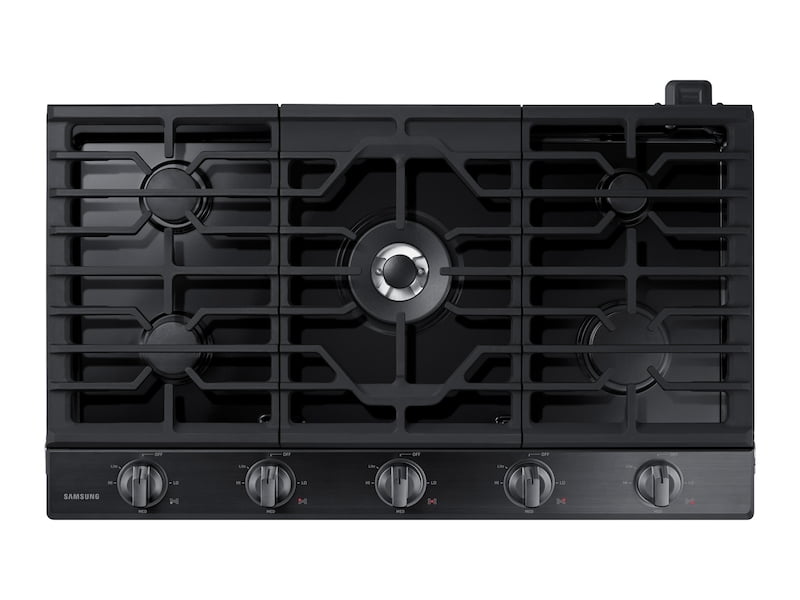 Samsung NA36N6555TG 36" Gas Cooktop In Black Stainless Steel