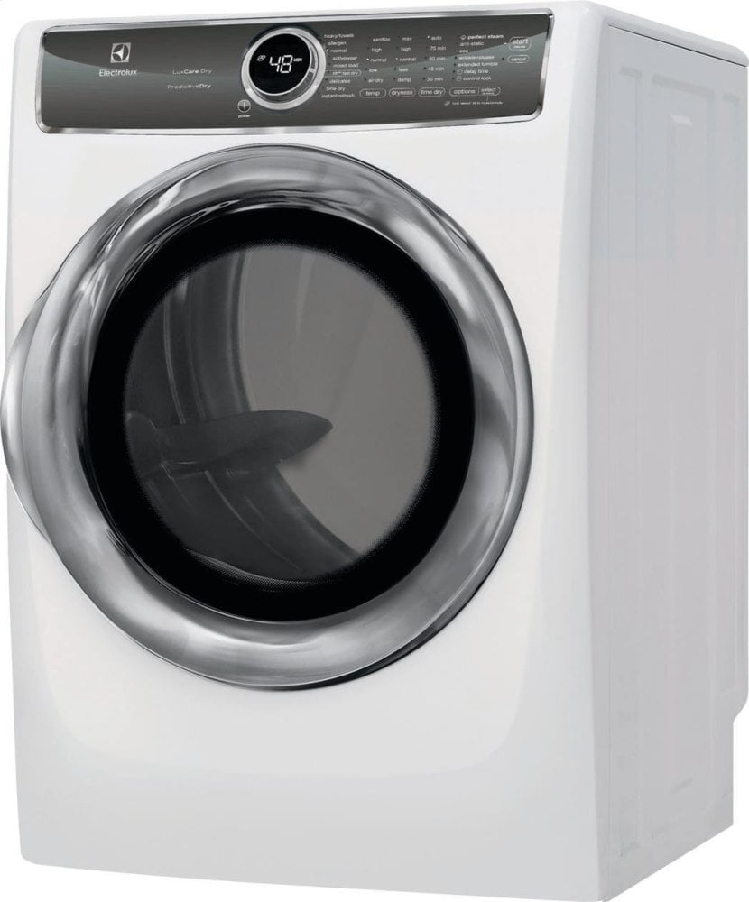 Electrolux EFMG627UIW Front Load Perfect Steam&#8482; Gas Dryer With Predictivedry&#8482; And Instant Refresh - 8.0. Cu. Ft.