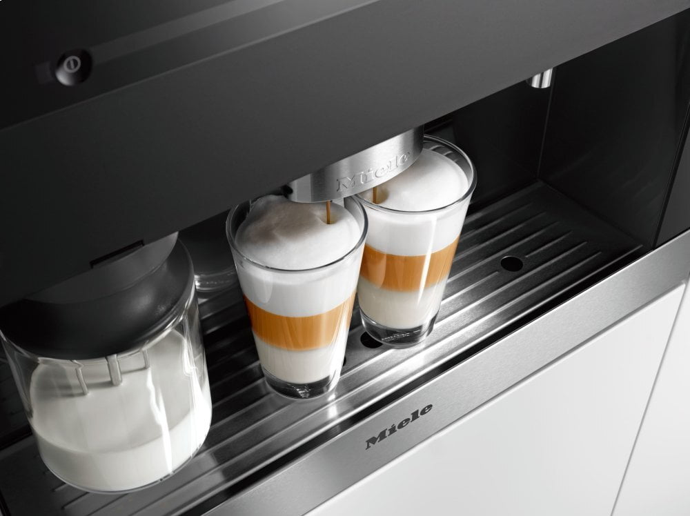 Miele CVA6401SS Built-In Coffee Machine With Bean-To Cup System And Onetouch For Two Prep. For Perfect Coffee Enjoyment.