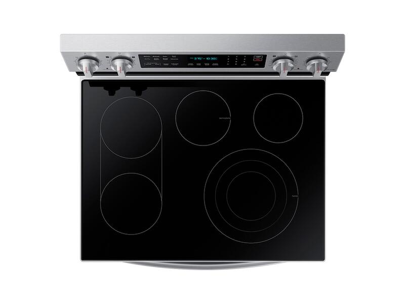 Samsung NE63A6711SS 6.3 Cu. Ft. Smart Freestanding Electric Range With No-Preheat Air Fry, Convection+ & Griddle In Stainless Steel