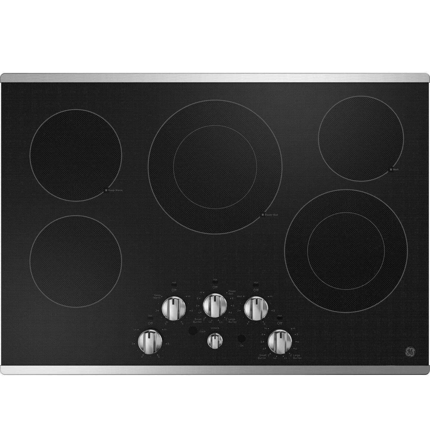 Ge Appliances JEP5030STSS Ge® 30" Built-In Knob Control Electric Cooktop