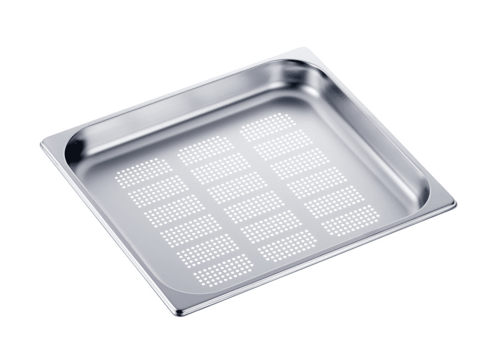 Miele DGGL13 Dggl 13 - Perforated Steam Oven Pan For Blanching Or Cooking Vegetables, Fish, Meat And Potatoes And Much More