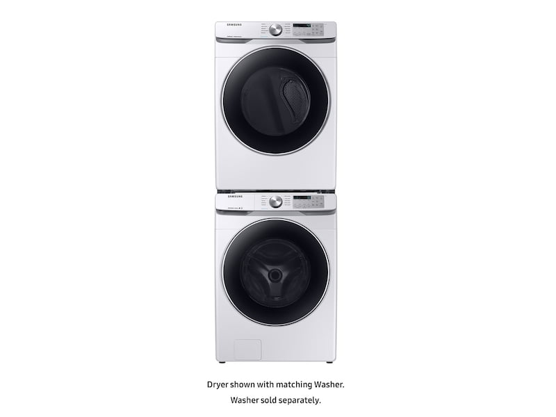 Samsung DVG45T6200W 7.5 Cu. Ft. Gas Dryer With Steam Sanitize+ In White