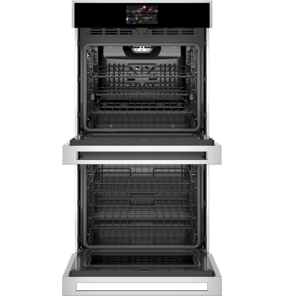 Monogram ZKD90DSSNSS Monogram 27" Smart Electric Convection Double Wall Oven Minimalist Collection